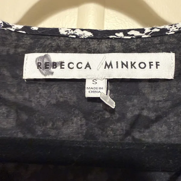REBECCA MINKOFF Floral blouse Women’s S - Image 5