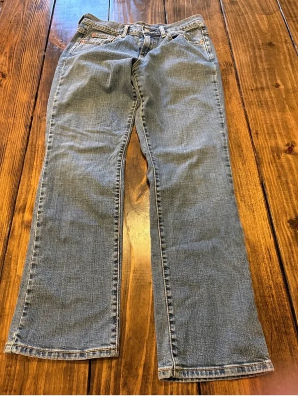 Levi’s 505 Light Straight Wash Jeans - Image 3