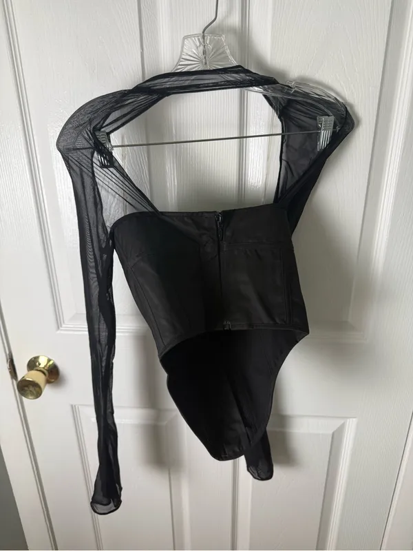 House of CB Mina Structured Black Corset XS - Image 7
