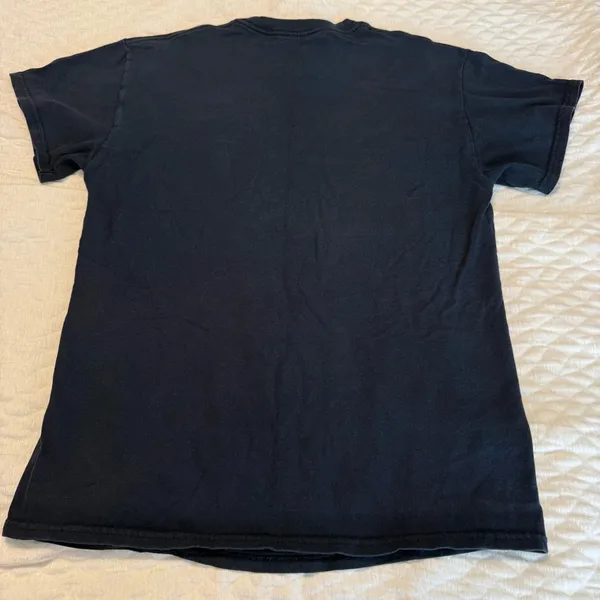 Temple Owls Black T Shirt Size Medium Cotton Gildan Flawed Collegiate - Image 7