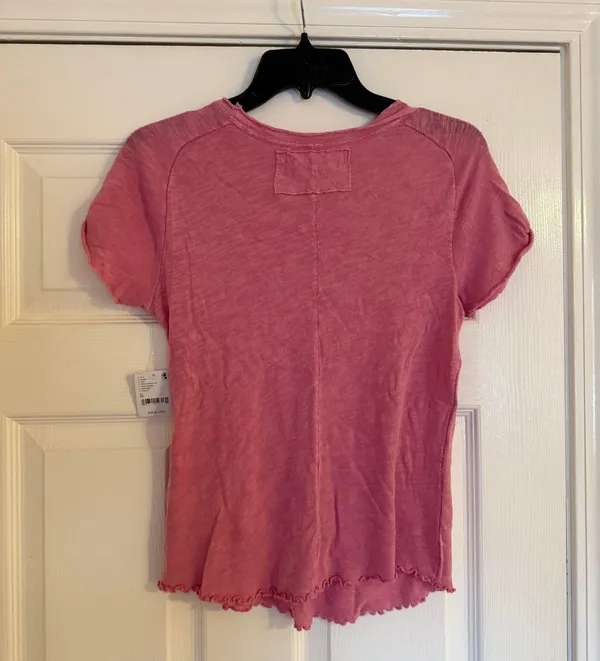 Free People Baby Pink Tee - Image 2