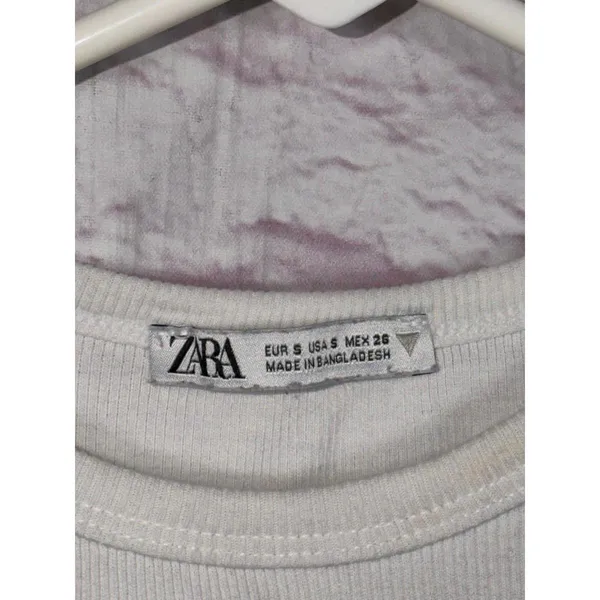 Zara Women's Small Ribbed Tank Top - Image 4