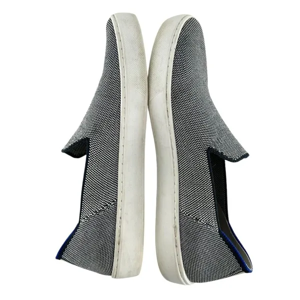 Rothy’s The Original Slip On Sneaker in Anchor Navy Blue & White Size 8.5 - Image 5