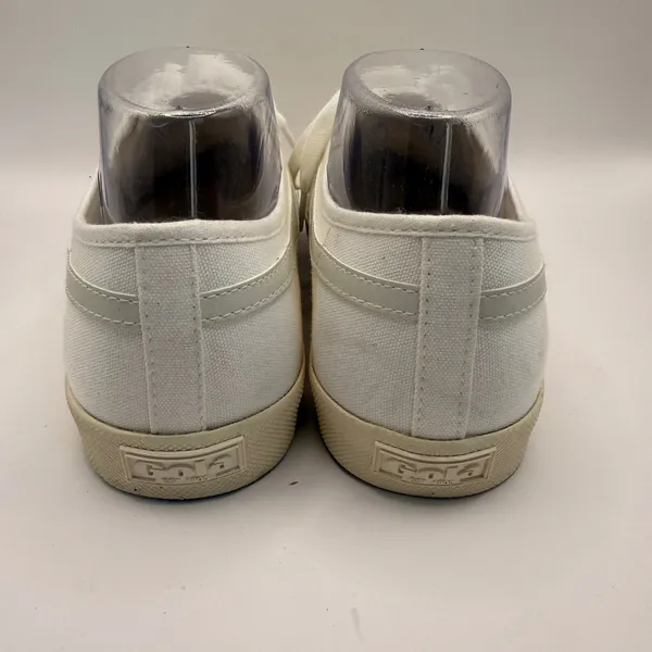 Gola Coaster Womens Off White Canvas Low Top Sneakers Trainers Cream Size 10 - Image 6
