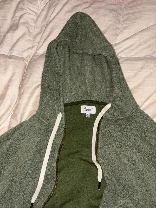 green unisex zip up - Image 5