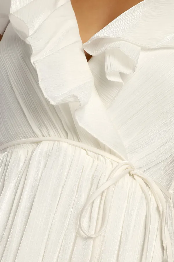 Lulus White Midi Dress - Image 5