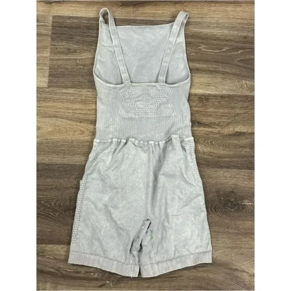 Free People Good Karma Runsie Ice Grey Women’s XS/Small - Image 4