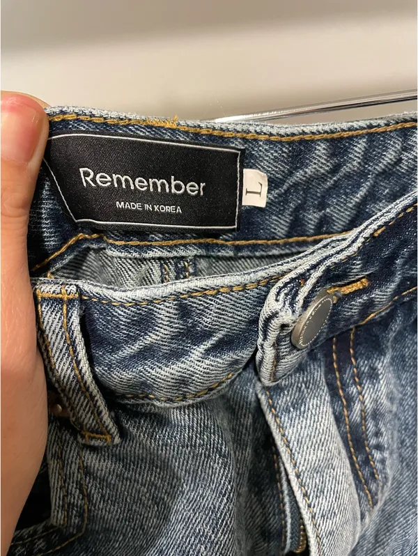 Denim cargo skirt Blue - Image 3