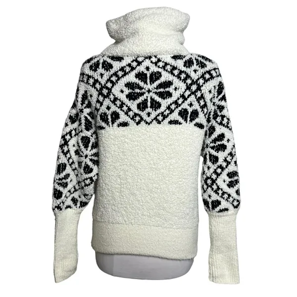 Anthropologie Pilcro Maia Cropped‎ Quarter-Zip Pull Over Sweater Sz S cozy - Image 7