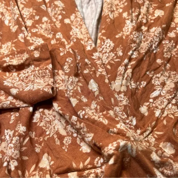 Intimately Free People Brown Floral Bodysuit Women Size‎ S - Image 6