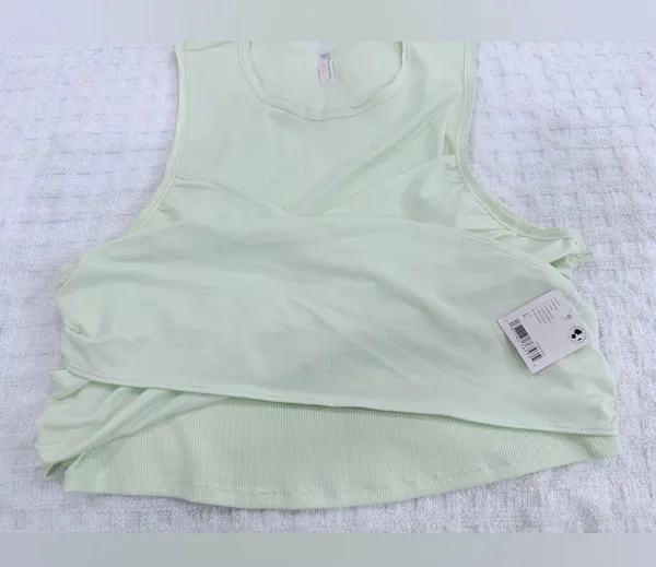 Free People Movement Limeaid Crossover Sports Tank, size Large NWT - Image 5
