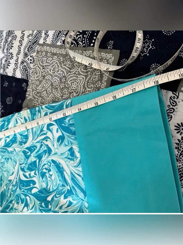 NWT Michael Kors Skirt Teal Swirl Size 16 - Image 6