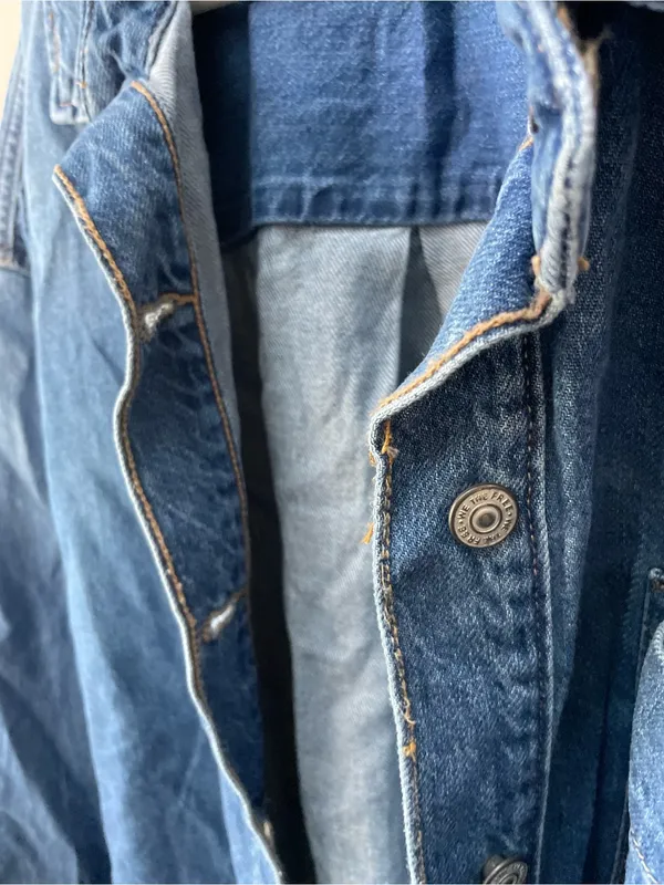 We The Free Blue Denim Top - Image 5