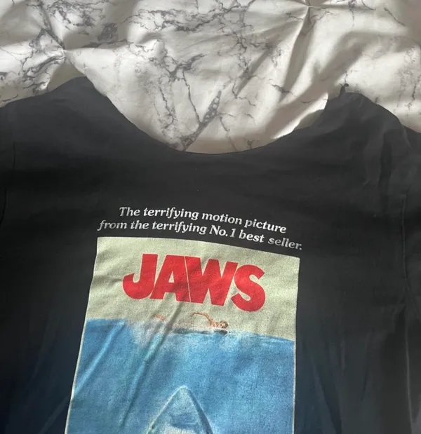 vintage Jaws movie poster tee - Image 4