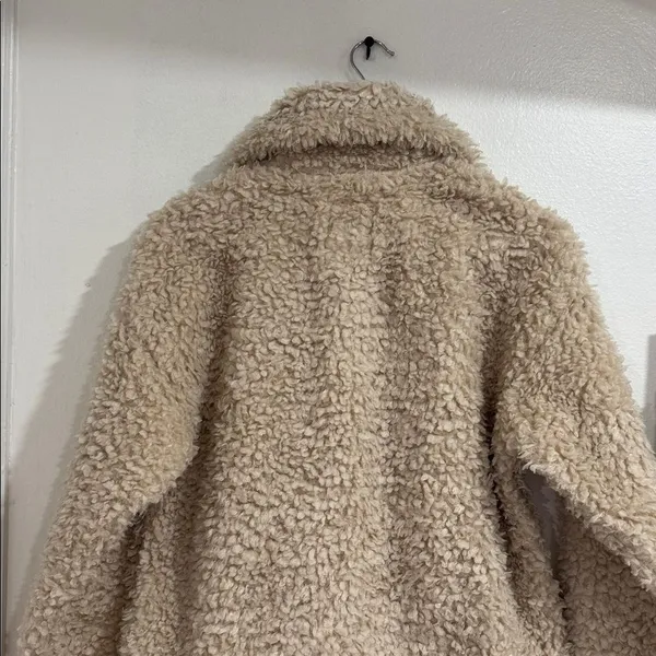 Abercrombie & Fitch Cinched Drama Curly Half-Zip Pullover jacket EUC - Image 5