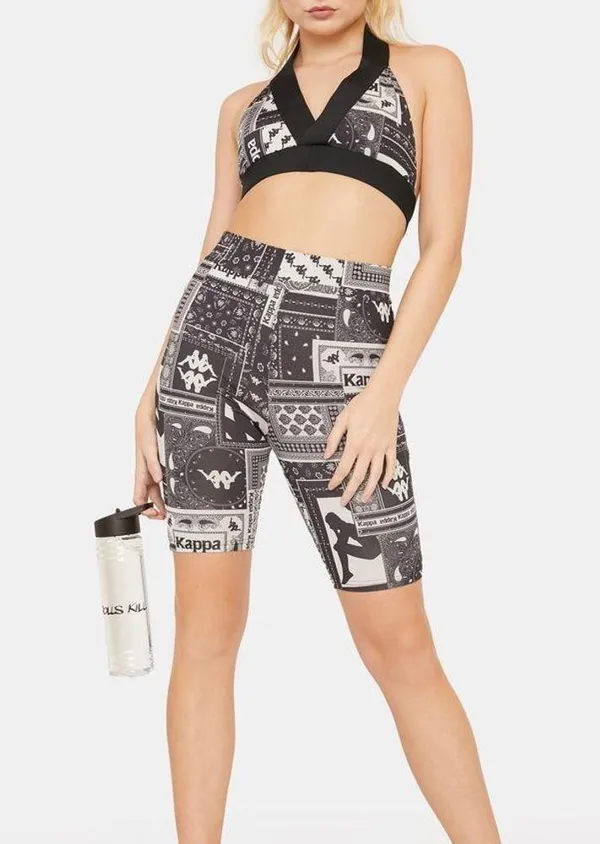 Kappa Biker Shorts Size Medium - Image 4