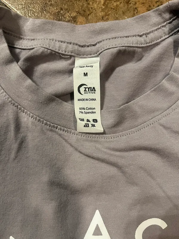 Zyia Lilac ZA Gym Tank Size M - Image 7