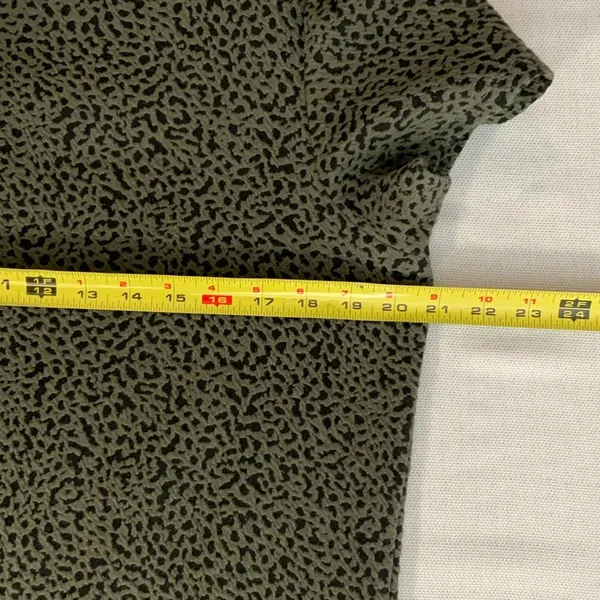 Loft Women's Green and Black dress size‎ large - Image 5