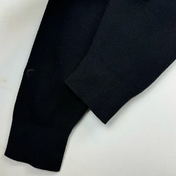 ZYIA Active Womens Black Soft n Warm Joggers Sz Large Ribbed Cozy Knit - Image 14