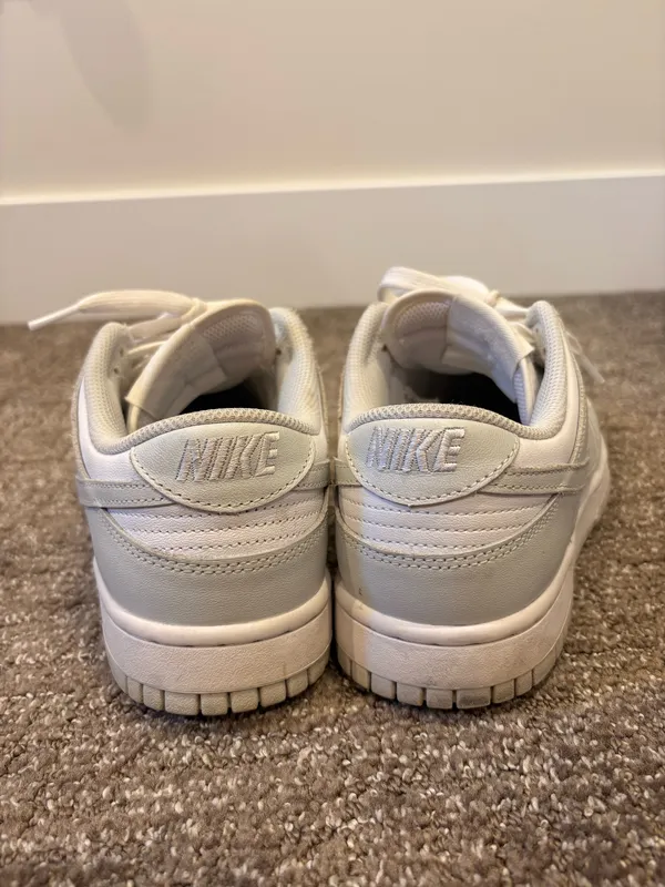 Light Grey Nike Dunk Low Smoke Women’s - Image 4