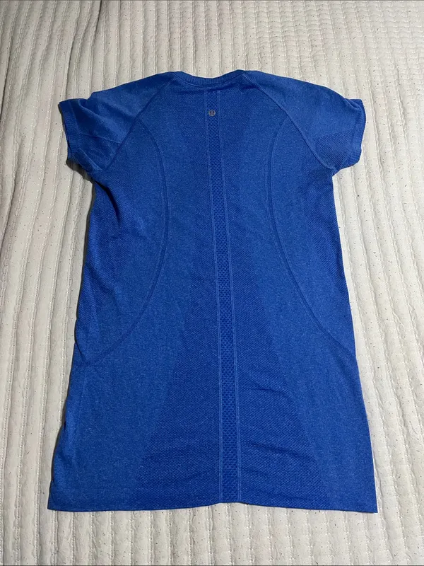 lululemon athletica Royal Blue Short-Sleeve Performance Tee - Image 2