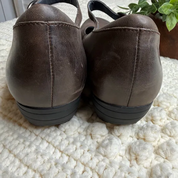 DANSKO Women’s 41 10.5 Fawna Mary Jane Wedge Comfort Shoe Chestnut Brown - Image 9