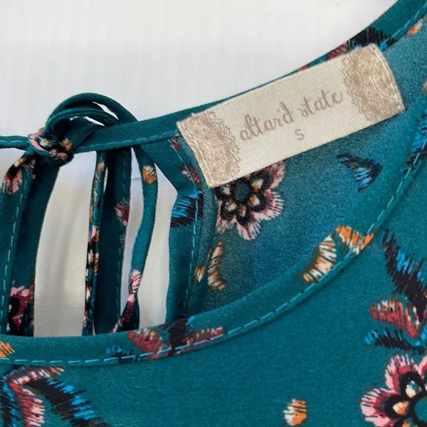 Altar’d State Floral Boho Peasant Top Small - Image 5