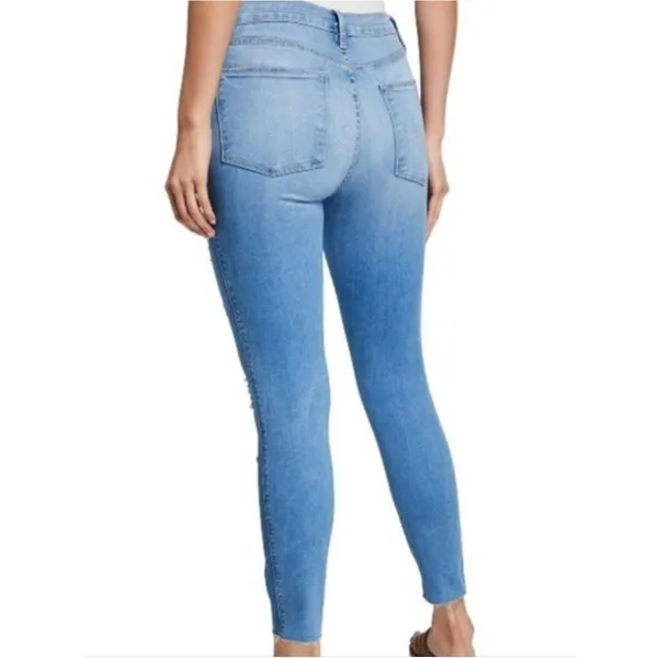 Frame Le High skinny distressed knee jeans size 26 - Image 14