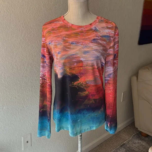 SILVER BAIT Colorful Long Sleeve Top - Image 11