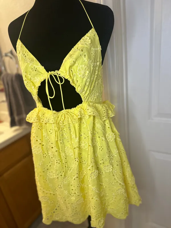 For Love & Lemons Mini Dress Natalie NWT L - Image 3