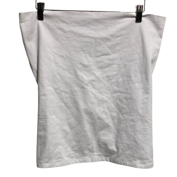 ZARA White Twist Back Cutout‎ Strapless Tube Top Shirt Womens Size S - Image 4