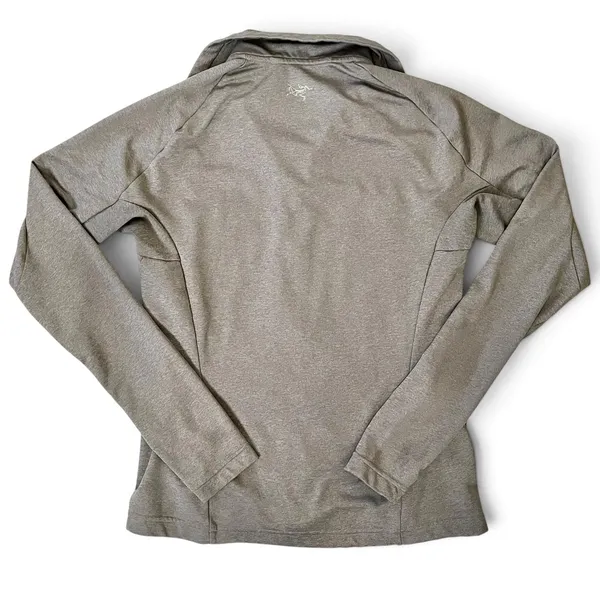 Arc'teryx Ellison Gray Softshell Fleece Full Zip Women's Jacket Size S - Image 2