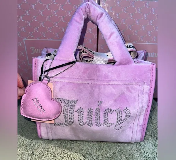NWT Juicy Couture Extra Spender Mini Tote In Fondant Pink - Image 3