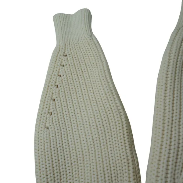Everlane Womens Chunky Cable Knit‎ Sweater Ivory Pullover M - Image 7