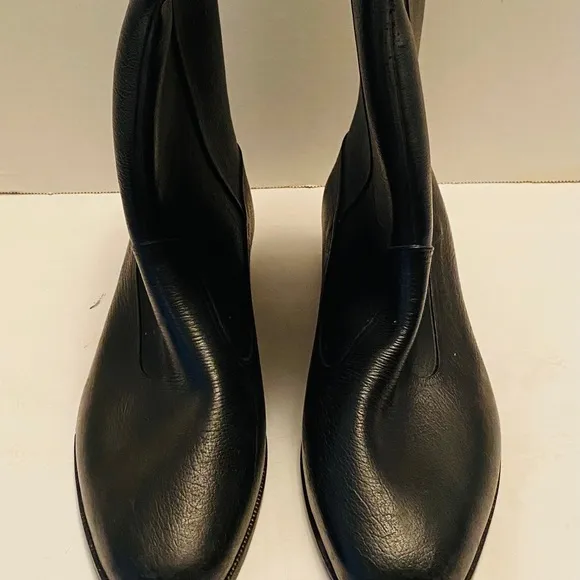 Vintage English leather and sheep lined boots - Image 2
