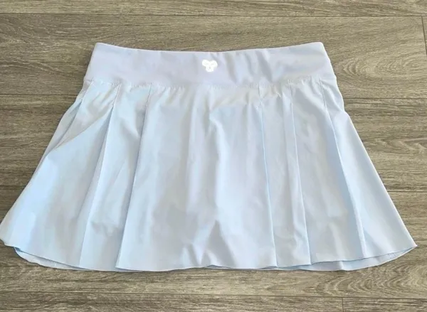 Aritzia NEW TnAction serve micro pastel blue skirt - large - Image 3