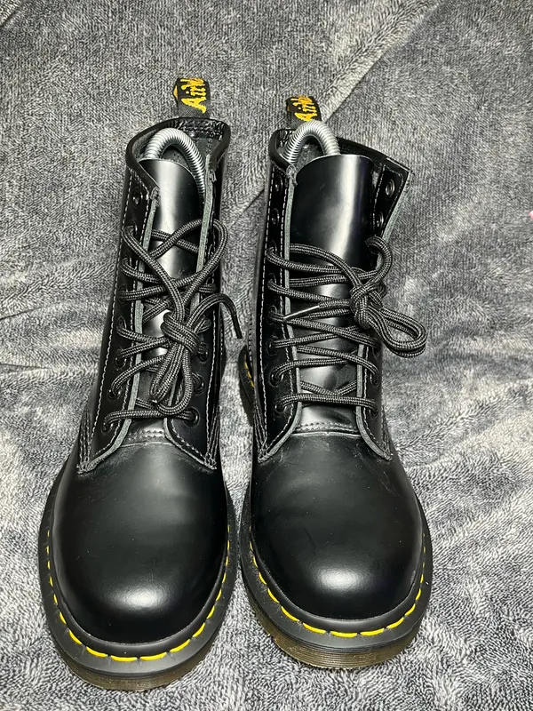 Dr. Martens 1460 Smooth Leather Black Boots Women Size 6 / Men 5 NWOB - Image 2
