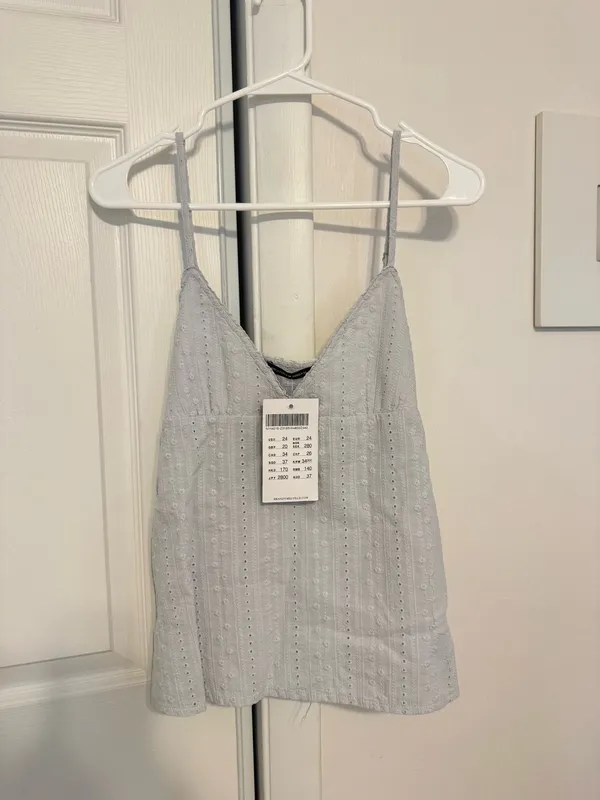Brandy Melville Light Blue Tank Top - Image 3
