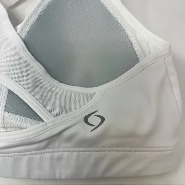 Moving Comfort Vixen Sports Bra Womens M 34AB-36A White High Impact NWT - Image 4