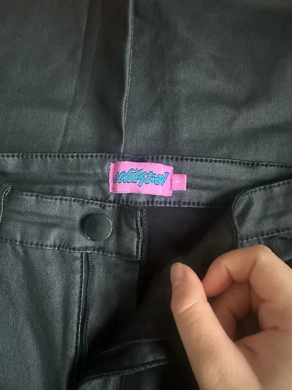 Leather Edikted Flare Pants Leather  - Image 2
