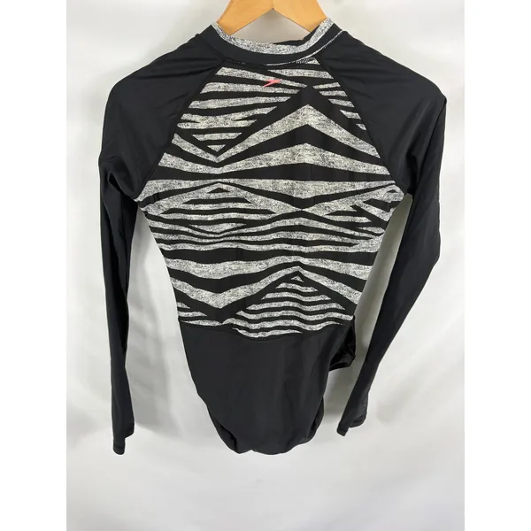 Speedo Womans Long Sleeve One Piece Power Flex Eco Swimsuit Size Small - Image 9
