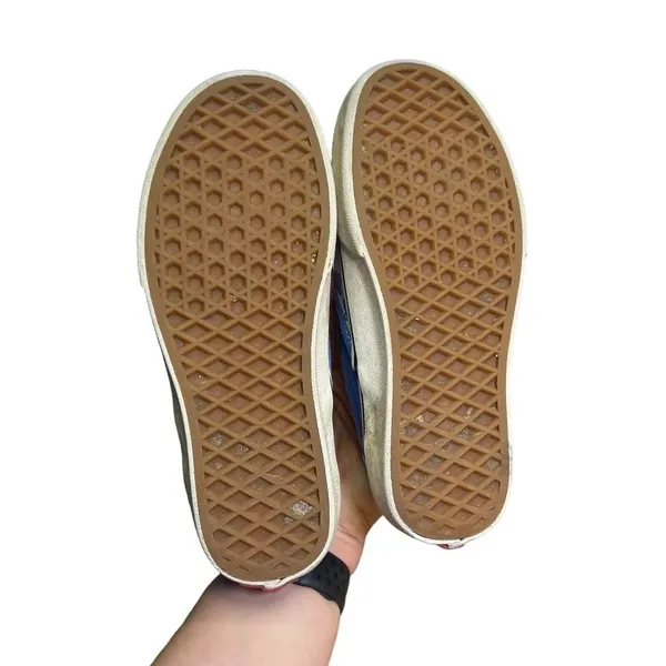 VANS Classic‎ Slip-On Checkerboard Blue/ White Unisex Sneakers Y3.5/M3.5/W5.0 - Image 7