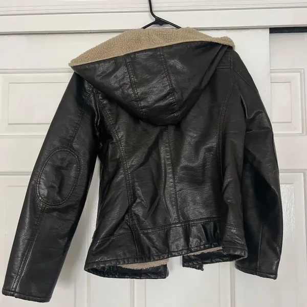 Levi's Faux Leather Bomber Jacket - Image 6