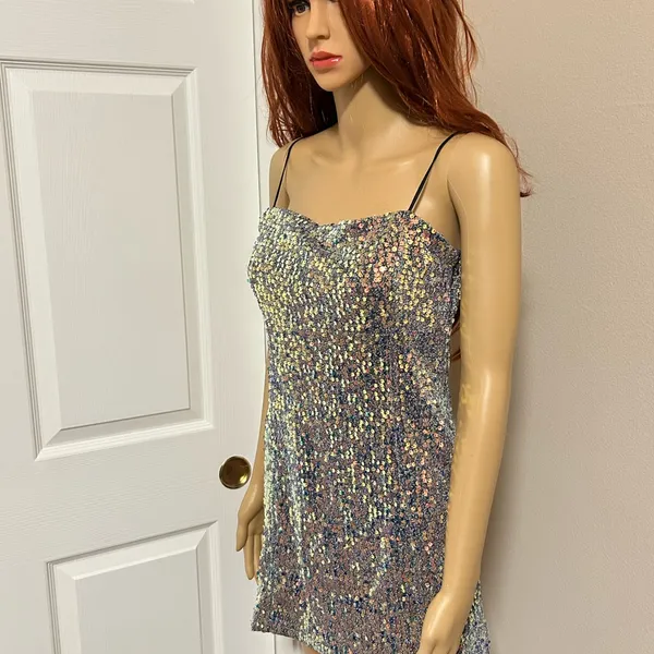 Urban Outfitters Sequin Mini Dress - Multicolor - Image 4