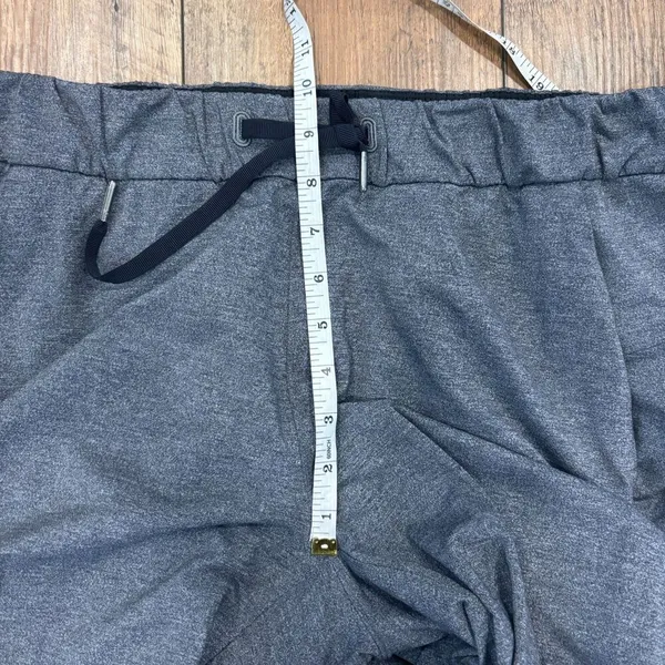 Lululemon Women’s On The Fly Pant Heathered Black Gray Size 6 EUC Stretch W5ASSS - Image 6