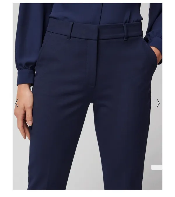 WHBH Comfort Stretch Slim Ankle Pants - Black - Image 3