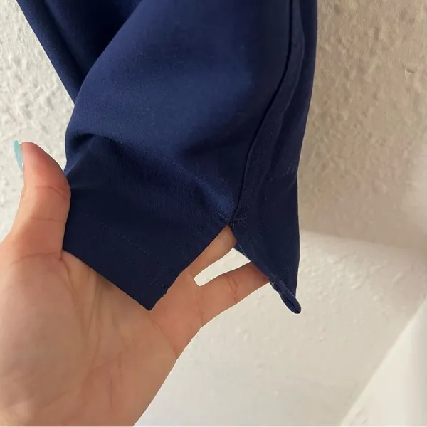 Figs Yola Skinny Scrub Pants Navy Blue Size Small - Image 5