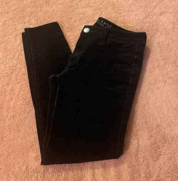 American Eagle Black Corduroy Jegging - Image 2