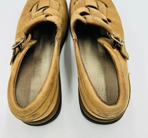 Teva Brunswick Shock Pad Womens Camel Brown Closed Toe Slip-On Sandals Size 7 - Image 10