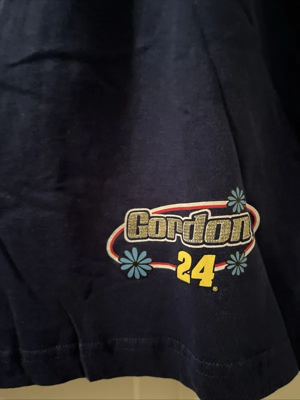 Jeff Gordon Nascar Winners Circle Women's Juniors Blue Shorts Size Medium (7/9) - Image 7